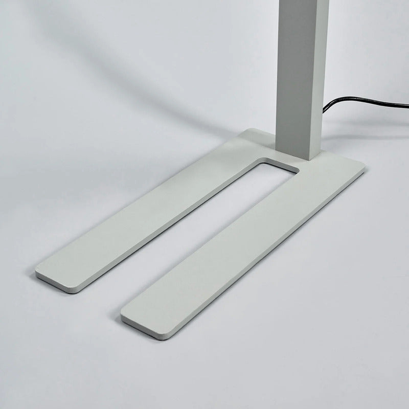 Arcchio LED Office Floor Lamp Jolinda, Silver, 4,000 K, Sensor - 4251096542417