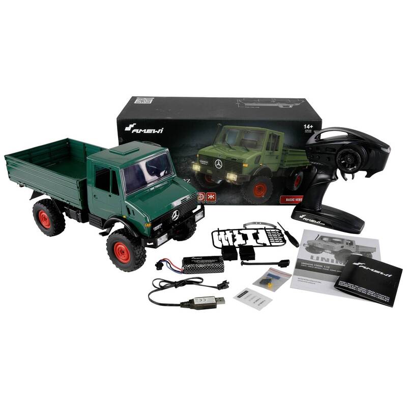 Mercedes-Benz Unimog RC Modell LKW 1:12 RTR 4WD mit LED Beleuchtung - 4260768519152