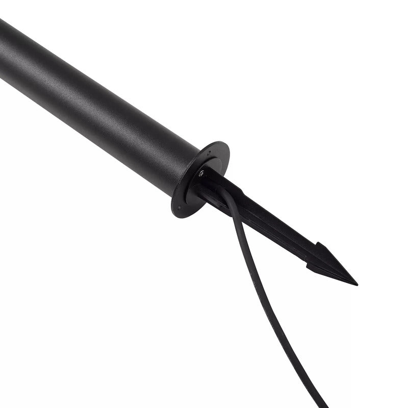 Lindby Wegeleuchte Gartenlampe LED Luzian anthrazit Erdspieß Eisen Glas 120cm - 4251911785135