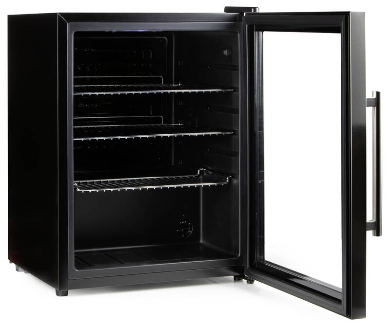 Domo Bar-Kühlschrank Party-Kühler Glastür Schwarz DO91609BK 60L Energieklasse D - 5411397165923