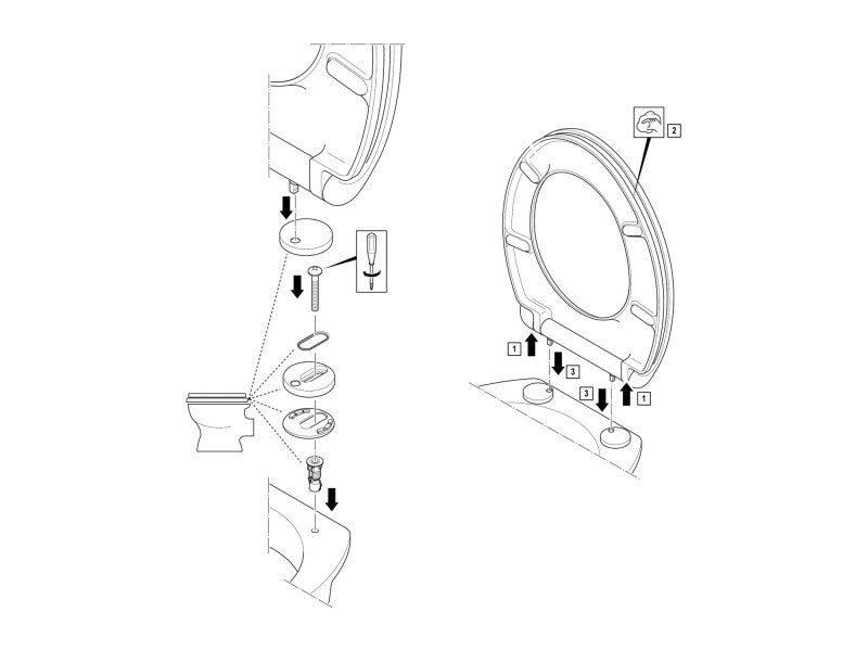 baliv WC-Sitz Dulce Duroplast Absenkautomatik Blumenmotiv Edelstahl 80x45cm - 4007873042454