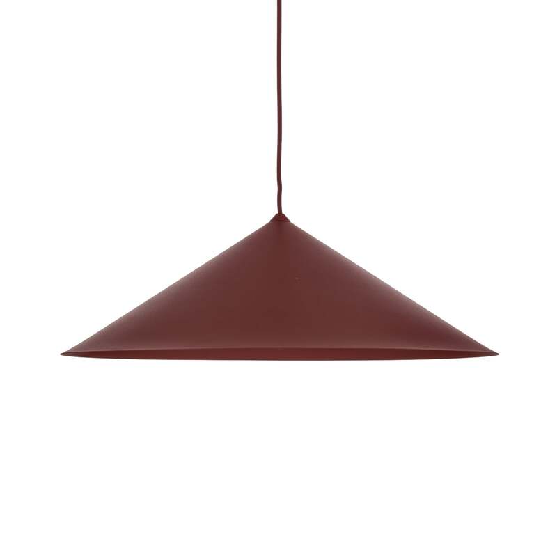 TK-Lighting Hängeleuchte Lume XL LED Pendelleuchte dimmbar burgunderrot Ø49cm - 5906135116973