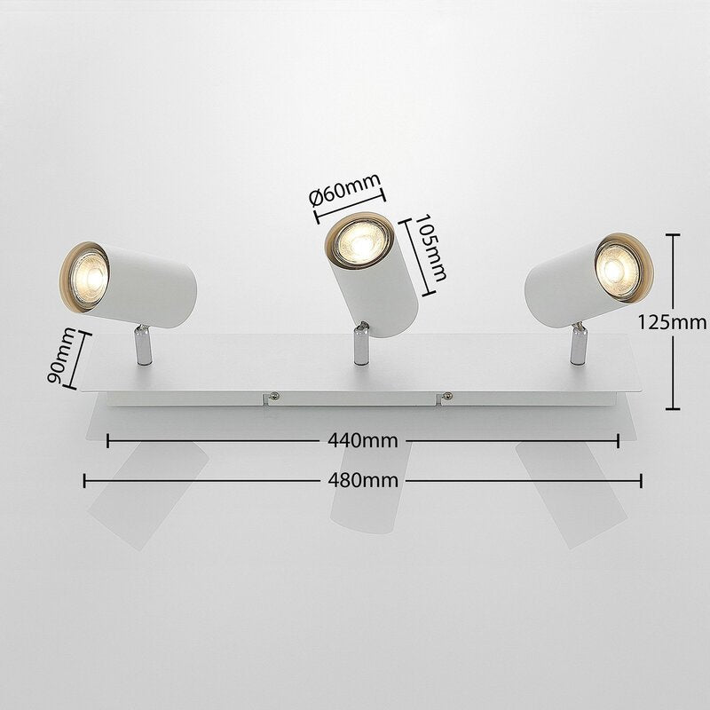 Lindby Joffrey Deckenstrahler Deckenlampe Deckenleuchte Lampe Leuchte 3 STÜCK - 4251096572568