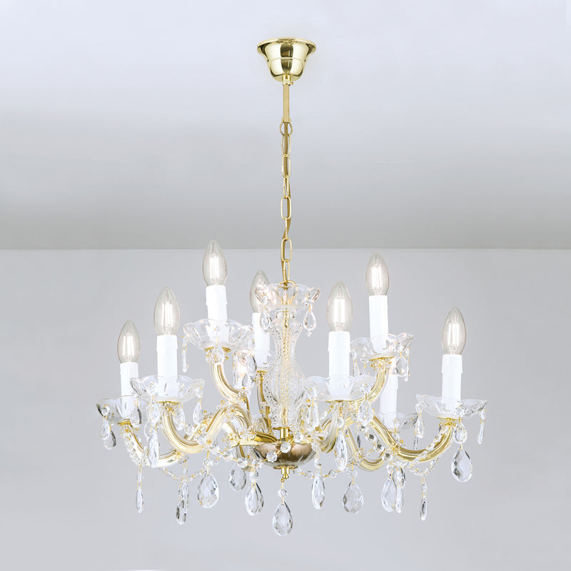Orion Kronleuchter Marie Claire Deckenlampe Deckenlicht Leuchte Lampe LED E14 - 9003090090266
