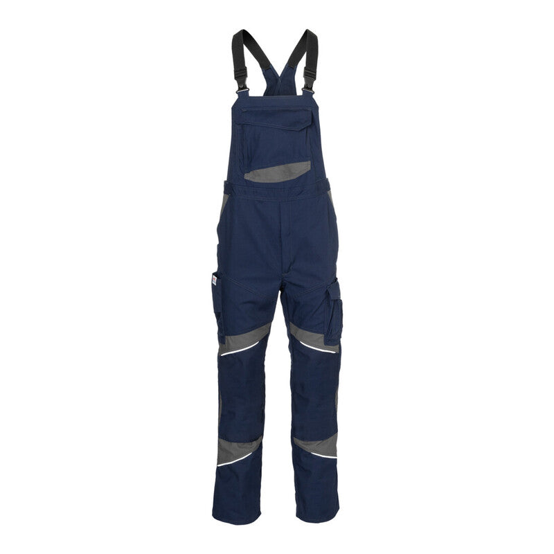 Kübler Workwear Latzhose ACTIVIQ Herren Baumwolle Größe 50 dunkelblau/anthrazit - 4053813458076