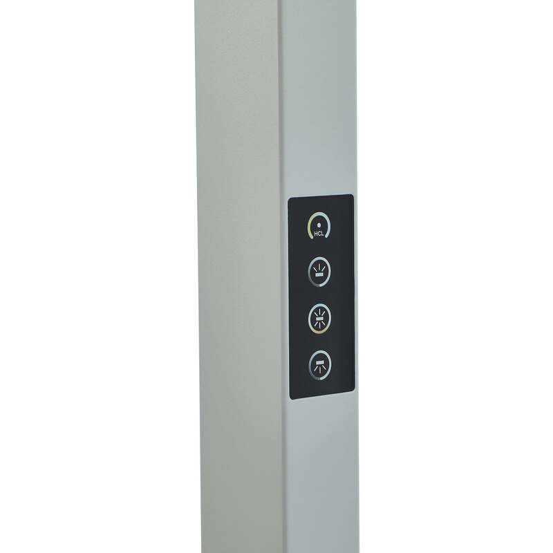 Arcchio LED-Stehleuchte Logan Ultra HCL CCT dimmbar silber mit Bewegungsmelder - 4251911798029