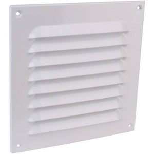 B-Ware Wallair Abdeckgitter N31811 Lüftergitter Aluminium Fliegengitter Weiß 25 X 25 Cm