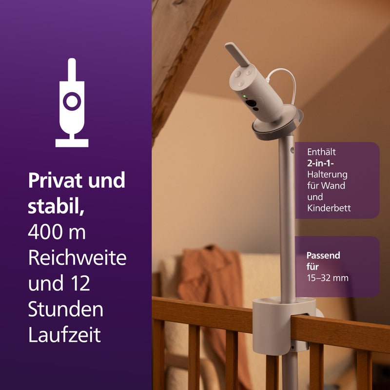 Philips Avent Video-Babyphone SCD971/26 Babymonitor mit Nachtsichtfunktion - 8720689027038