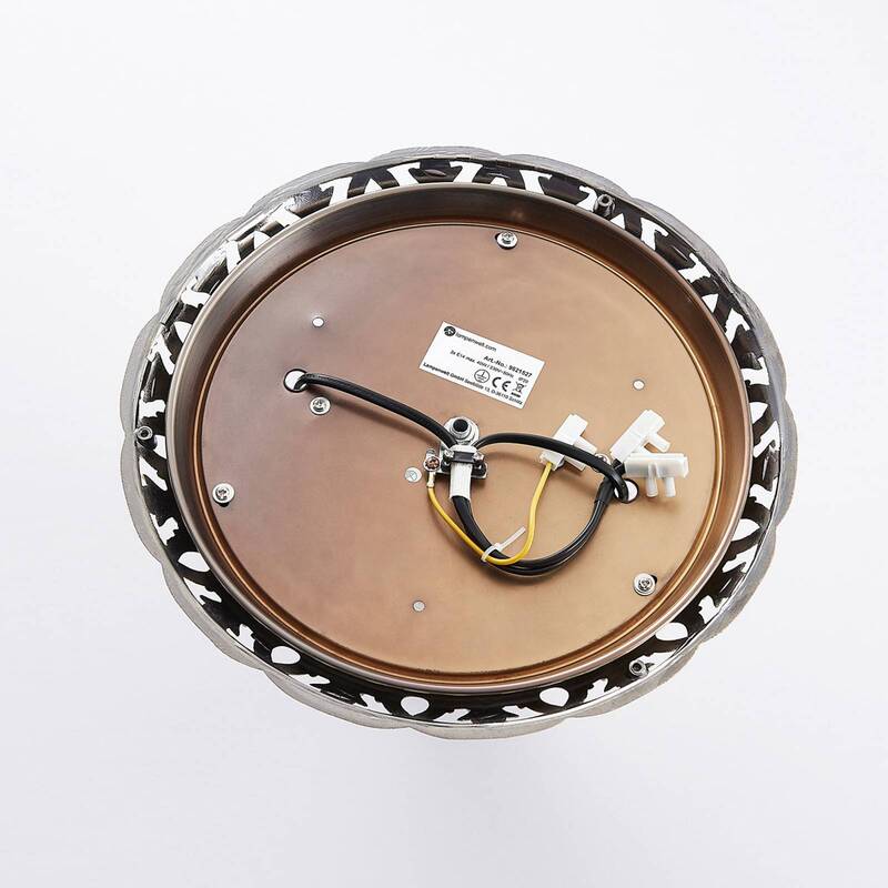 Lindby Klassische Deckenlampe Anni Deckenleuchte Lampe Leuchte E14 Glasschirm - 4251096543209