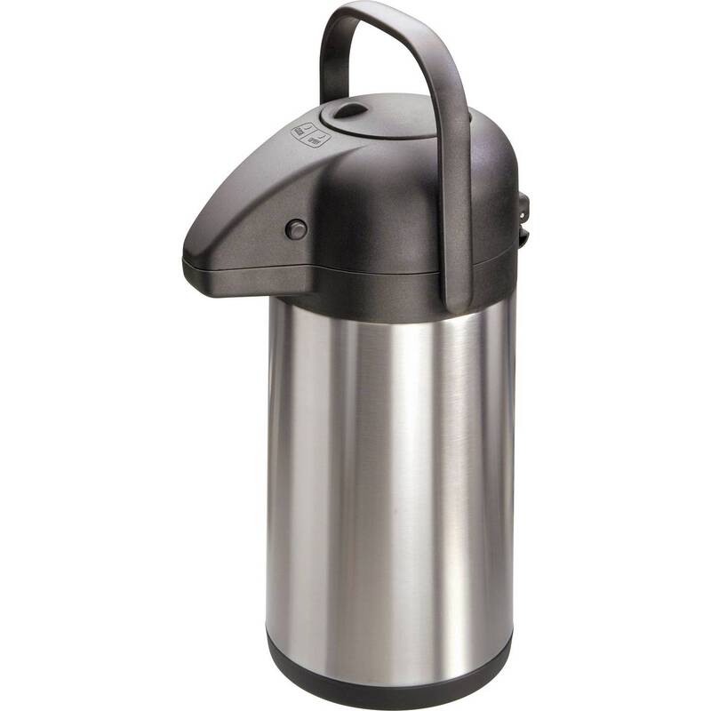 Mato Thermokanne Edelstahl schwarz 1,9l Pump-Isolierkanne für Getränke 350mm - 4260027921771