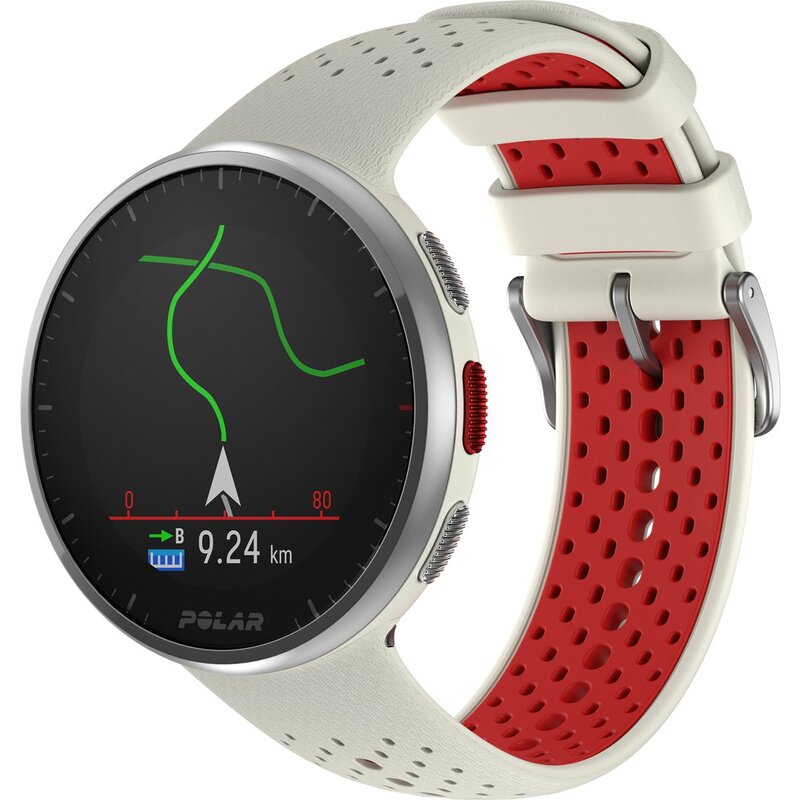 Polar Pacer Pro GPS-Laufuhr Uhr Sportuhr Smartwatch 1,2 Zoll weiß Größe S M L - 0725882060491