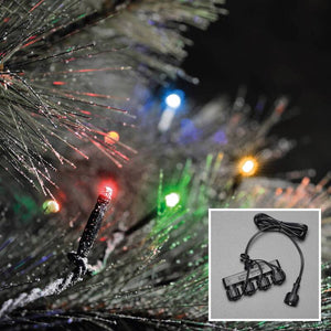 B-Ware Konstsmide Lichterkette Lichtergirlande 100 LED RGB Außen dimmbar Basis System