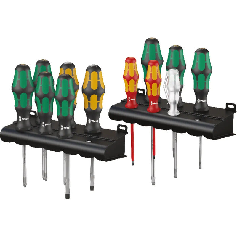 Wera Schraubendreher Set 12tlg. Kreuzschlitz Schlitz VDE Spannungsprüfer - 4013288139092