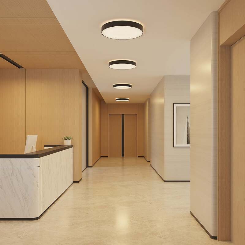 Arcchio Pendelleuchte Hängelampe LED Schwarz Aluminium Acryl Vanida Deckenla731 - 4251096597721