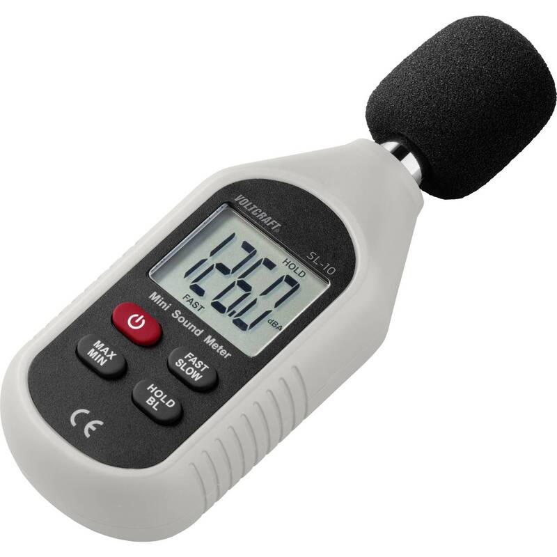 VOLTCRAFT Schallpegel-Messgerät SL-10 30-130 dB Messgerät Schallpegel digital - 4053199527267