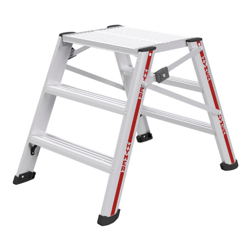 Hymer Montagetritt beidseitig begehbar 2x3 Stufen Aluminium 0.69m Höhe 7.6kg - 4019502366800