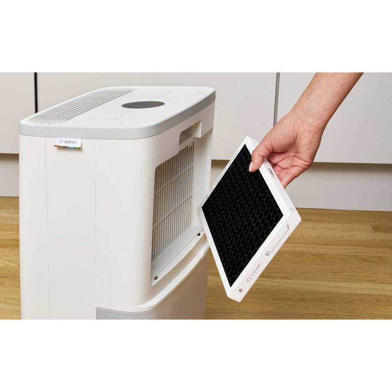 Bosch Luftentfeuchter DRY 2000 12L/Tag für Räume bis 55m³ leise 35dB Weiß - 4069143047767