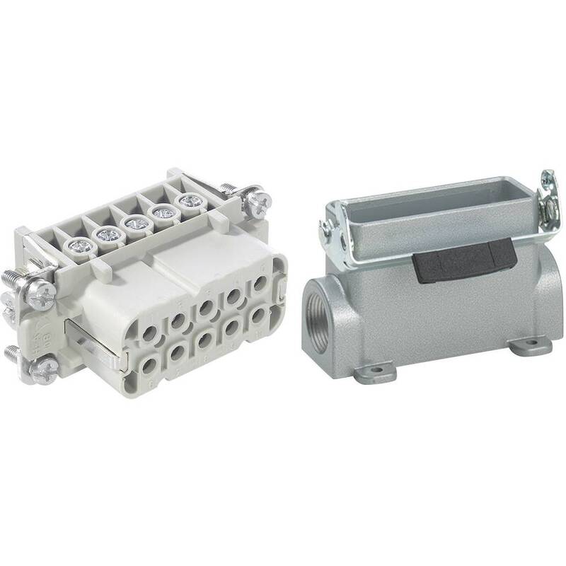 LAPP Steckverbinder Set Anschlusskupplung EPIC KIT H-A 10 Grau Schrauben 1 Set - 4044774419213