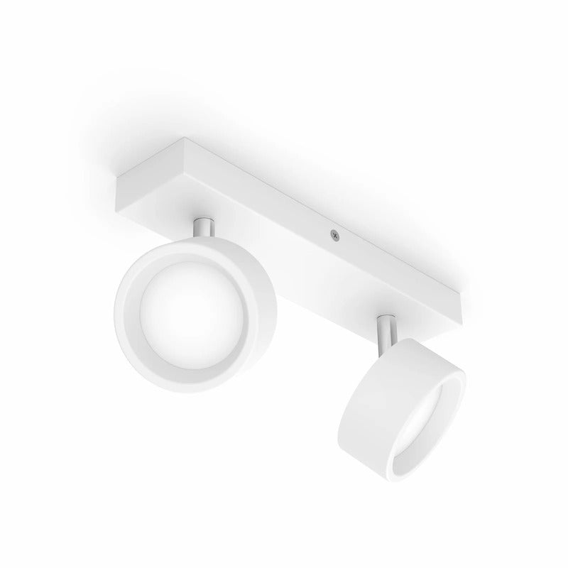 Philips Deckenstrahler Bracia LED Strahler 2-flammig warmweiß Aluminium weiß - 8720169174764