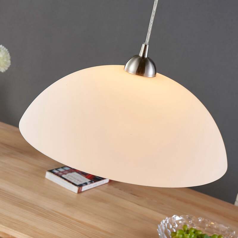 Hängeleuchte Hängeleuchte Deckenleuchte Lindby Valeria Glas Lampe E27 weiß - 4251096524642