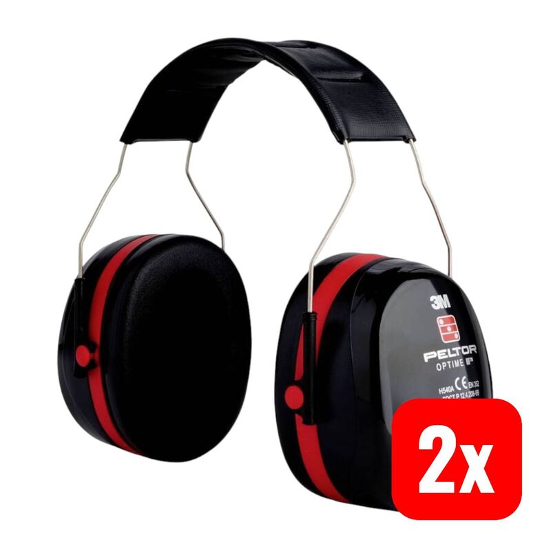3M PELTOR OPTIME III Kapselgehörschutz 34 dB schwarz mit Kopfbügel für Lärm - 4046719386918
