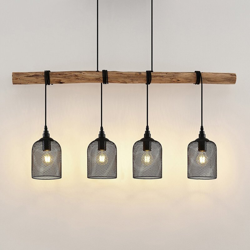 Lindby Elrond Hängeleuchte Deckenlampe Pendelleuchte Lampe Leuchte E27 4-flammig - 4251096581119