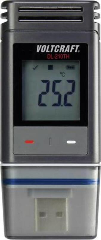 Voltcraft DL-210TH Temperatur Luftfeuchte Usb Datenlogger -30 bis +60°C - 4016139081281