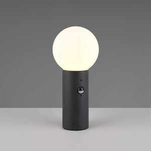 B-Ware Trio Lighting Mures Pillar Light, Anthracite, Height 40 Cm, Metal, Sensor
