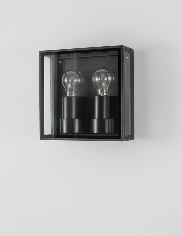 Nova Luce Wandleuchte Wandlampe SORREN Außenleuchte E27 LED Anthrazit dimmbar - 5212017425416