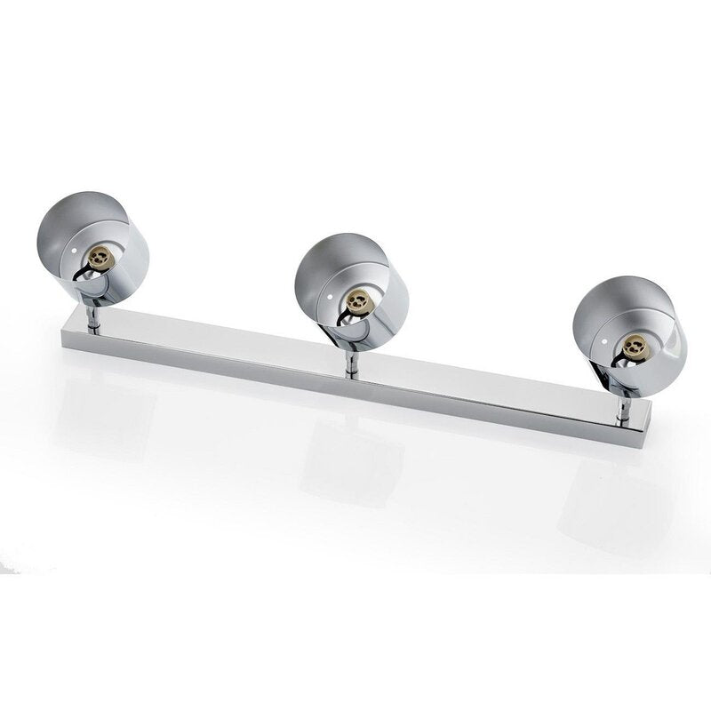 Chloe Deckenspot Leuchte Spot chrom glänzend Stahl verchromt Glas dreiflammig - 5902553238884