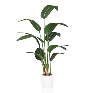 B-Ware hjh OFFICE Kunstpflanze STRELITZIA Paradiesvogelblume 150 cm grün Kunststoff