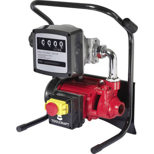 B-Ware Toolcraft elektrische Diesel- und Heizölpumpe 2100l/h 230V AC 370W robust 25m