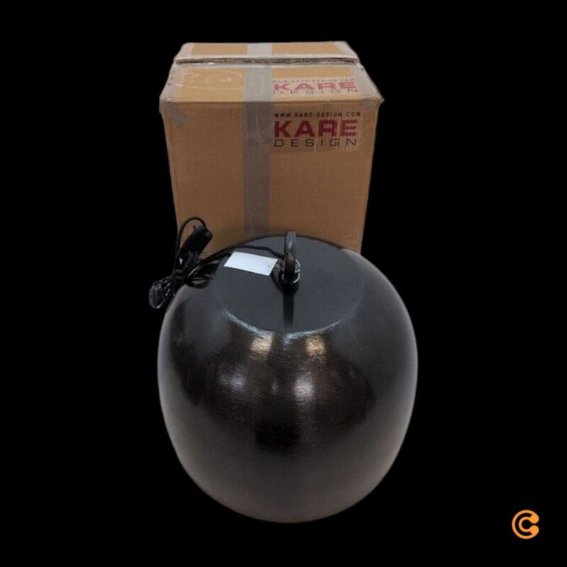 KARE Bodenleuchte Apollon Stehleuchte Lampe schwarz Ø35cm warmes Licht Stahl - 4025621542827