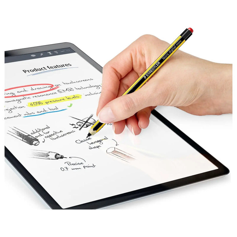 Staedtler Touchpen Grafiktablett Noris digital schwarz gelb 4096 Druckniveaus - 4007817166611