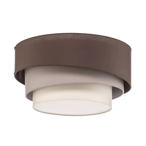 B-Ware Euluna Trio Max Decke ø60cm Cappuccino Ecru Grau E27 Deckenleuchte Lampe Leuchte