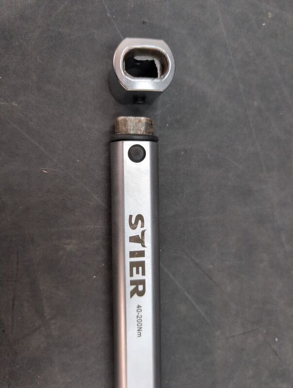 STIER Drehmomentschlüssel Multi+ 40-200 Nm präzise Handwerkzeug 7-teilig 1/2 - 4260439008602