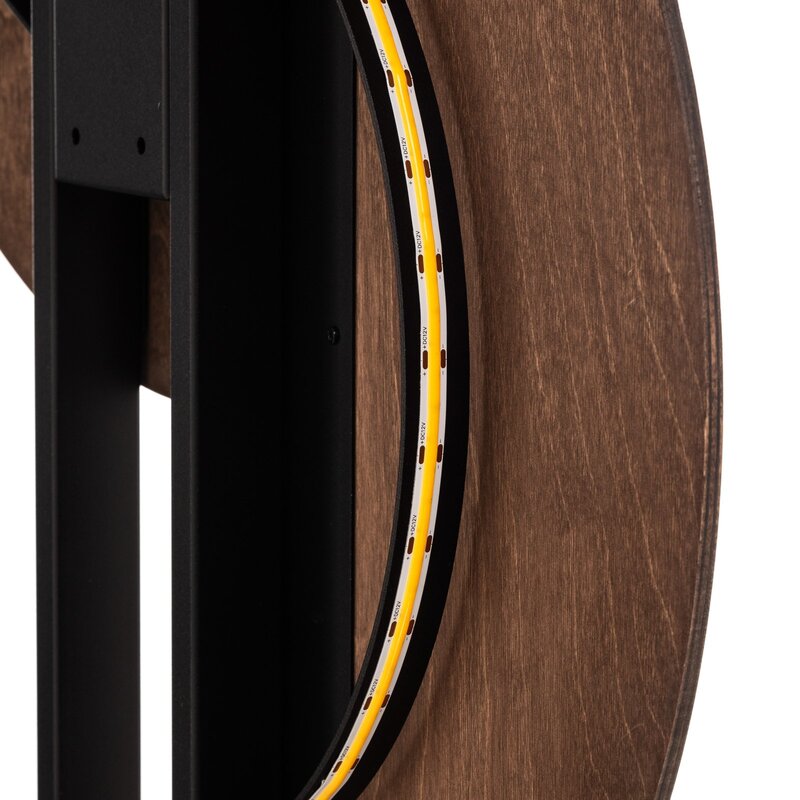 Nowodvorski Lighting Wandleuchte Wandlampe LED Sunrise Holz schwarz Holzlampe - 5903139765299