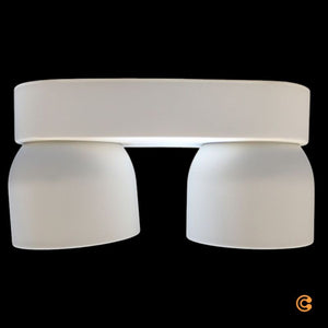 B-Ware Nordlux Downlight Pitcher GU10 2-flammig Metall weiß dimmbar 24 cm