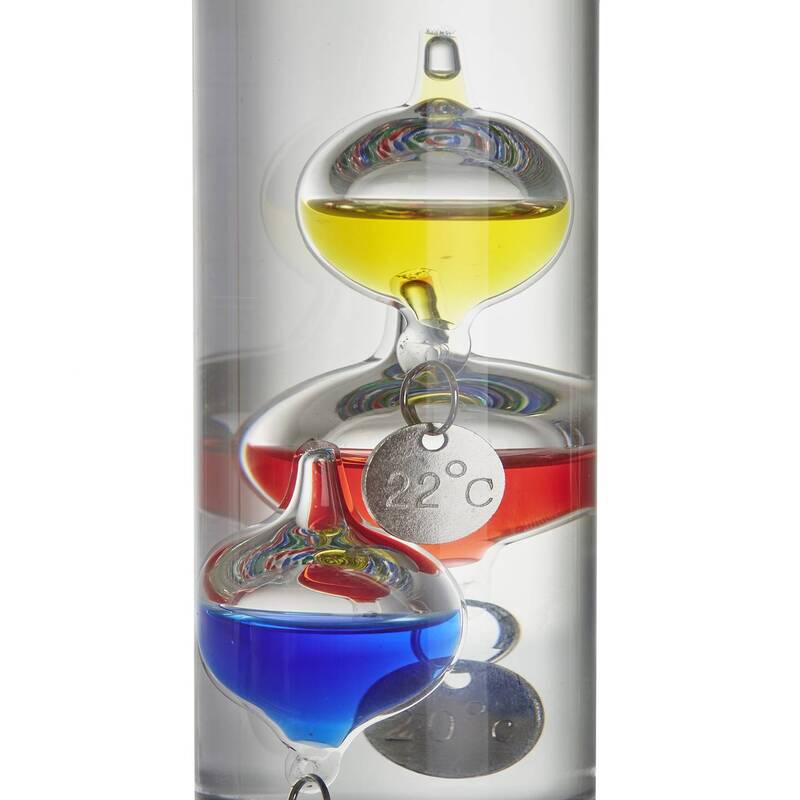 TFA Thermometer Flüssigkeitsthermometer Galileo Galilei Glas Innentemperatur - 4009816040237