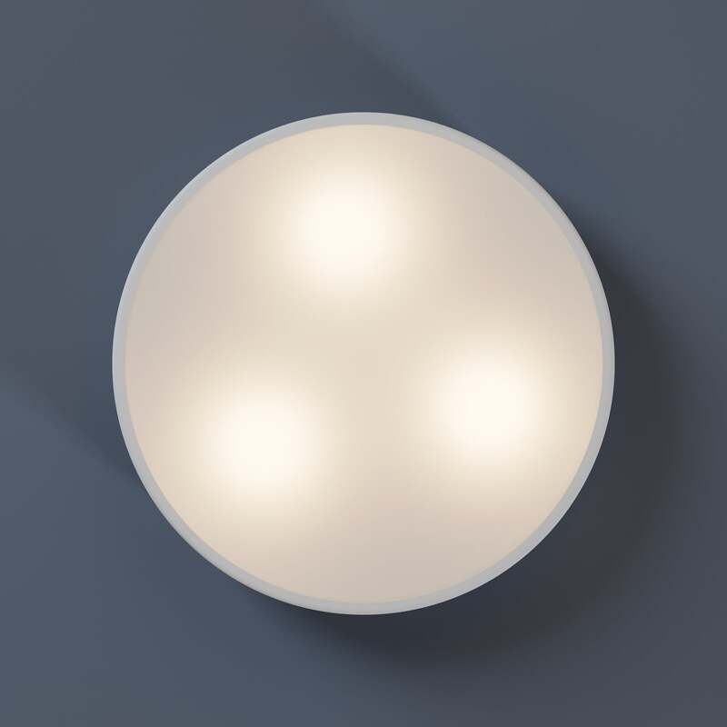 Temar Deckenleuchte Cleo LED Lampe Leuchte dimmbar weiß Ø40cm IP20 Metall E27 - 5907623613905