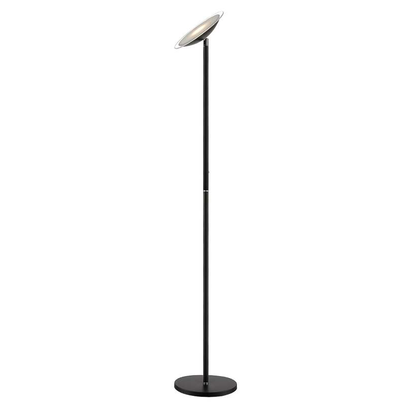 Lindby Stehlampe Stehleuchte Malea LED dimmbar Lampe Leuchte schwarz 180cm - 6291105709606