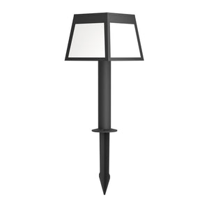 B-Ware Eglo Sockelleuchte Gartenleuchte Solar LED Außenleuchte schwarz Bewegungsmelder