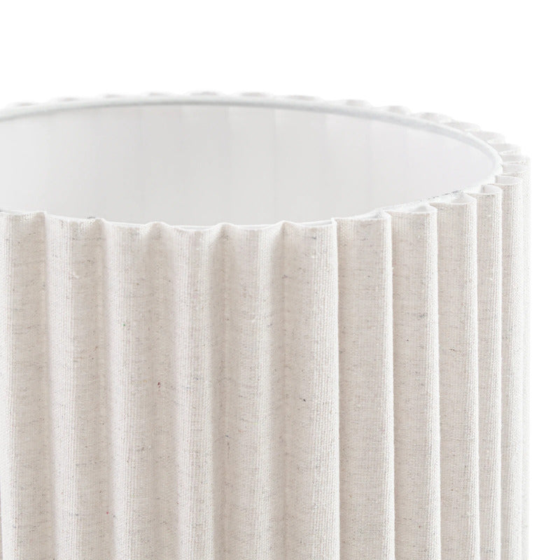 Lindby Tischleuchte Lampe Libbie LED Leuchte creme E27 Höhe 45cm elegant modern - 4255830913334