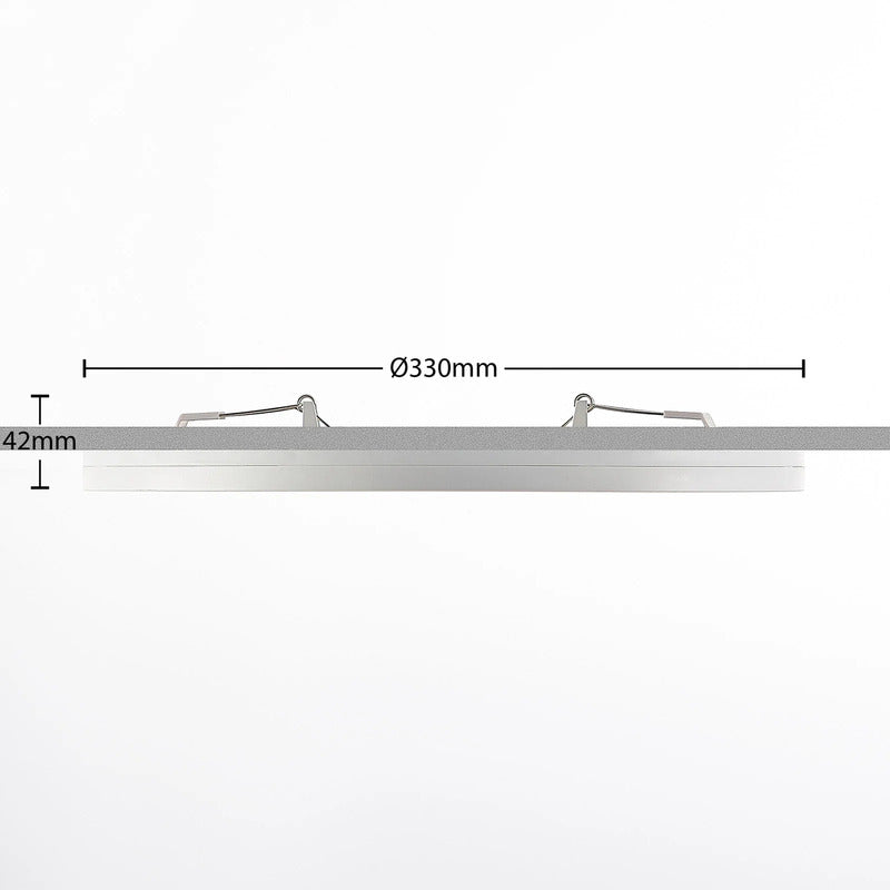 Prios Deckenlampe Aureka LED Leuchte mit Bewegungsmelder Ø33cm warmweiß weiß - 4251911706635