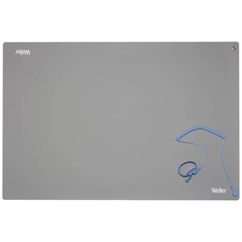 Weller Ablage ESD-Lötmatte Set Tischmatte Arbeitsfläche Schutzmatte 90x60cm - 4003019446025