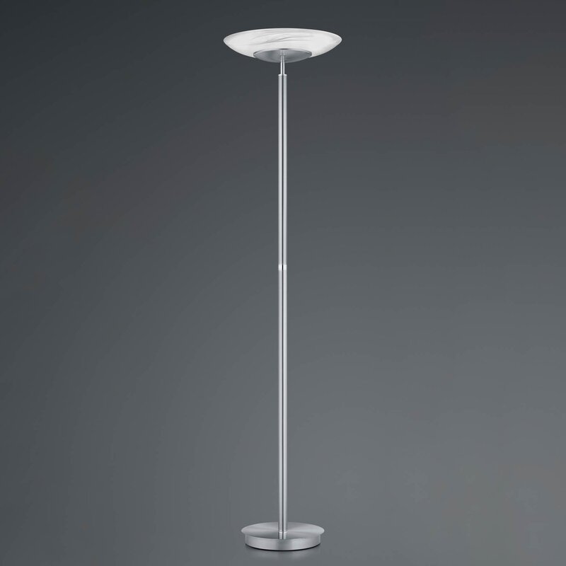 HELL LED-Stehleuchte Findus 1-flammig nickel Stehlampe Lampe Leuchte Lesela647 - 4045542227030