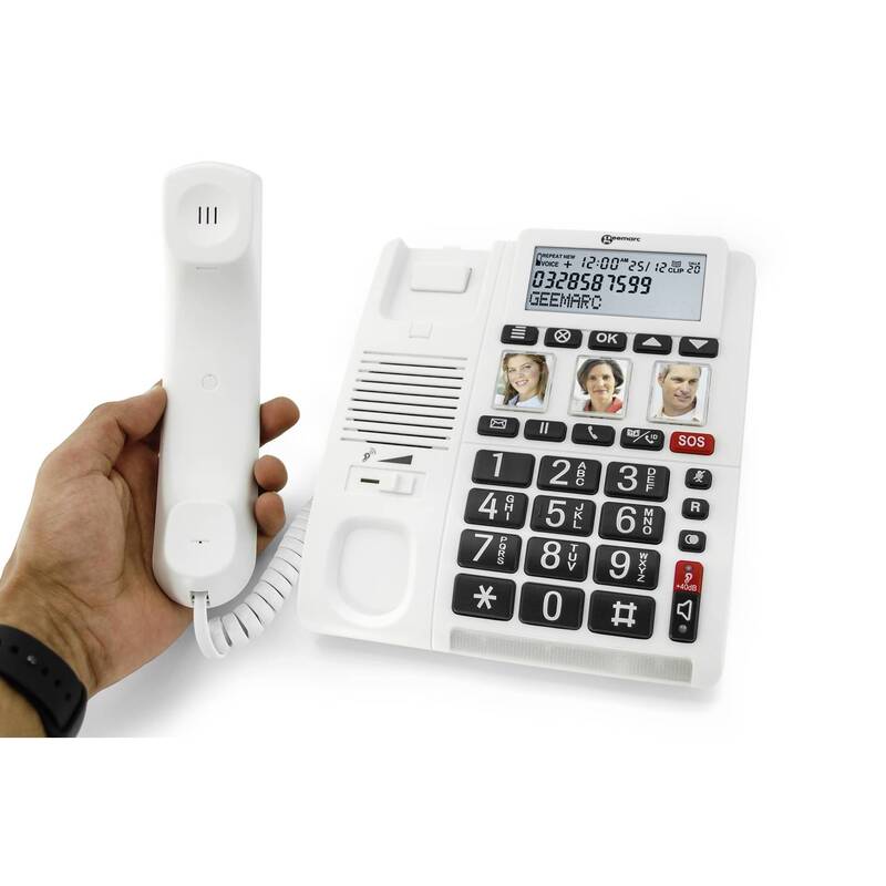 Geemarc CL610 Schnurgebundenes Seniorentelefon Tasten Festnetztelefon Telefon363 - 3521350030044