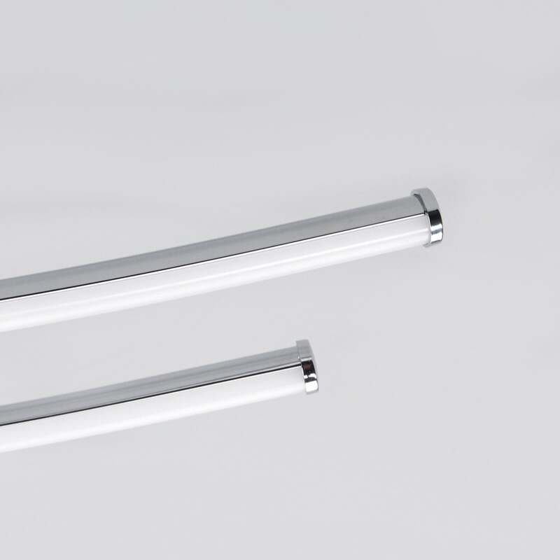 Lindby Deckenlampe Deckenleuchte Yael LED Lampe Leuchte chromfarben 67x67cm - 4251096525328