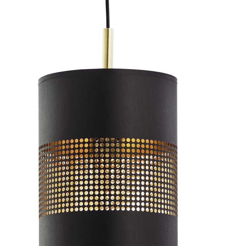 Pendelleuchte BOGART BLACK LED Hängeleuchte Lampe für Wohnzimmer schwarz elegant - 5901780532147