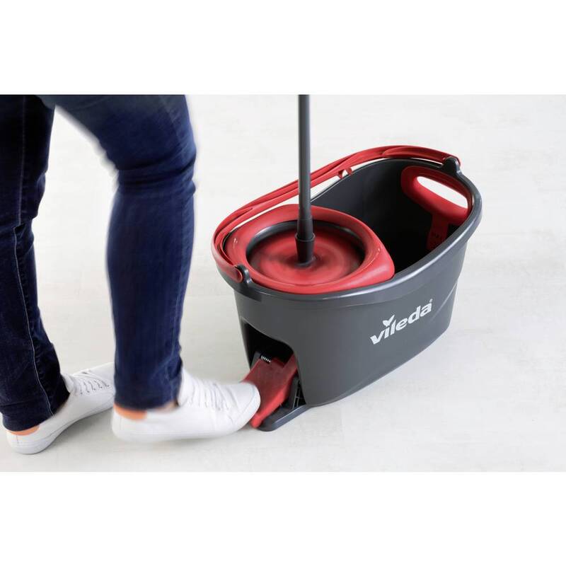 Vileda Wischmop Wisch-Set EasyWring & Clean Handtuchheizkörper Kunststoff rot - 4023103194113